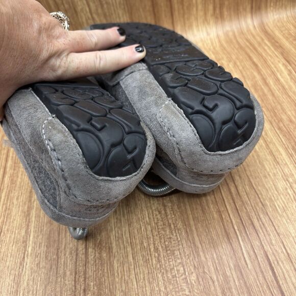 UGG Men Slippers Ascot Wool Loafer‎ Shoes Grey Sz US 9